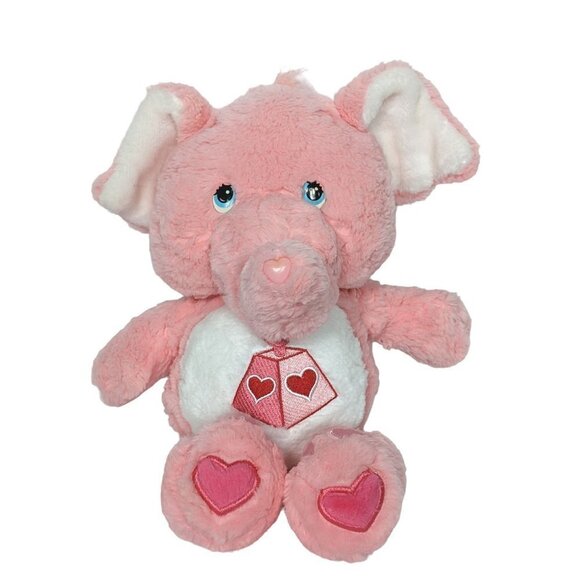 Care Bear Cousins Pink Lotsa Heart Elephant Plush Stuffed Animal 13.5" - Picture 1 of 6